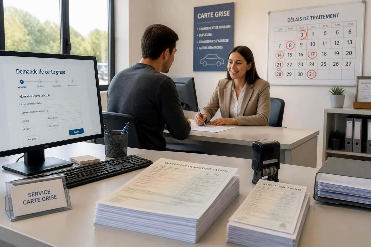 découvrez combien de temps il faut pour faire une carte grise et la recevoir, avec toutes les étapes pour un traitement rapide et efficace.